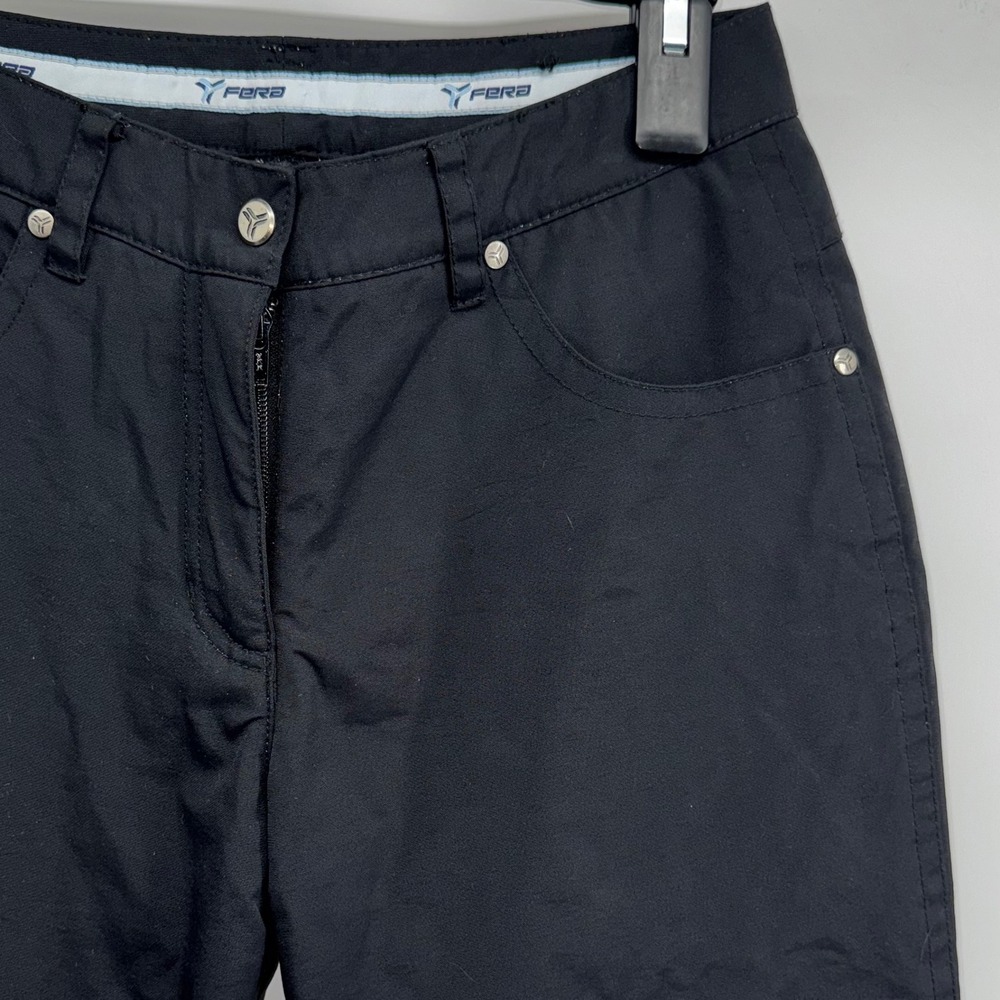Fera Womens Black Insulated Ski Snow Pants Five Pocket Style Size 6 - Picture 3 of 7